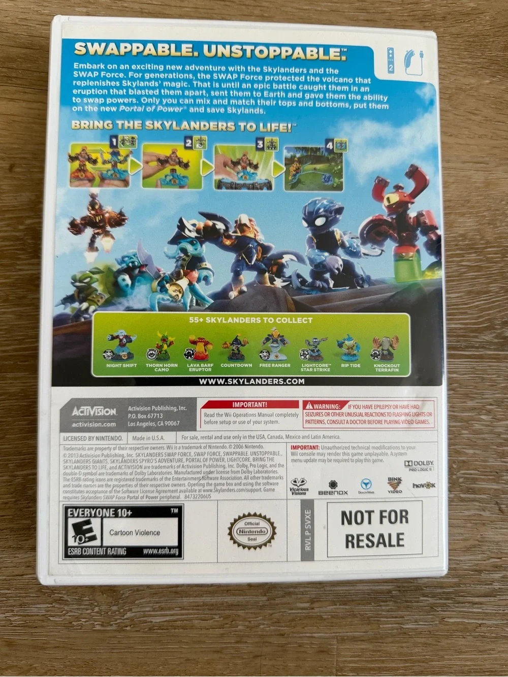 Skylanders Swap Force for Nintendo Wii -